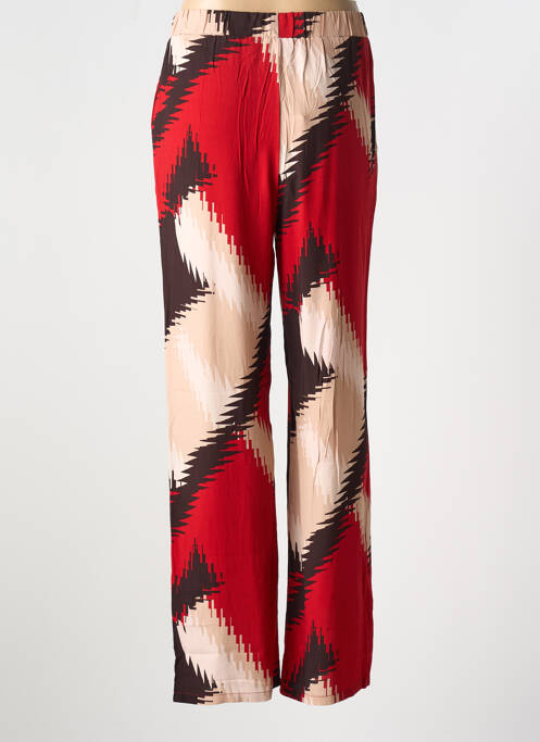 Pantalon droit rouge IVY BEAU pour femme