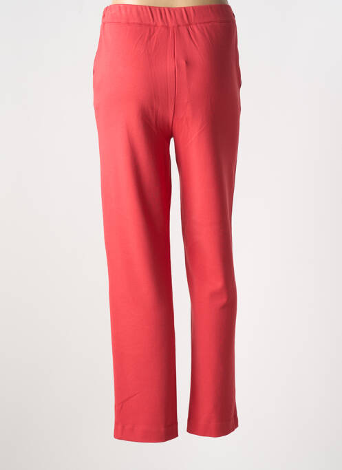 Pantalon droit rouge YEST pour femme