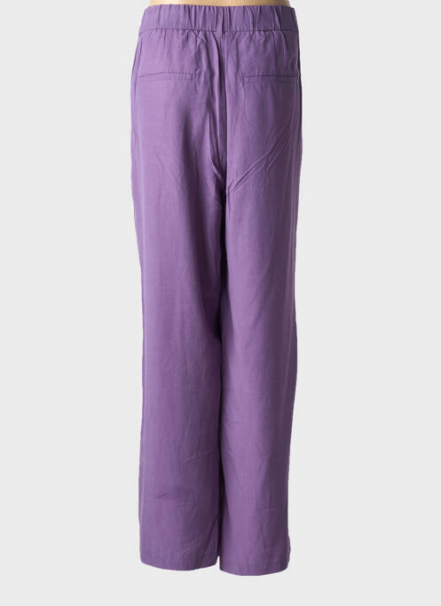 Pantalon droit violet YEST pour femme