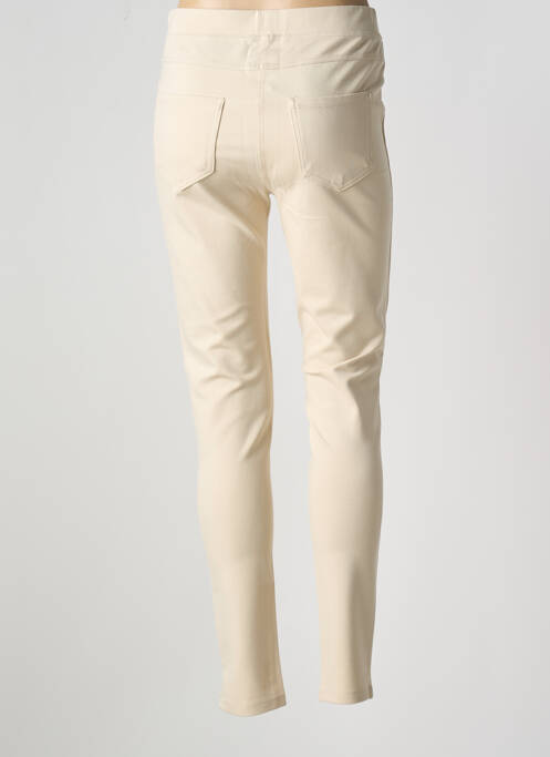 Pantalon slim beige BASE LEVEL pour femme