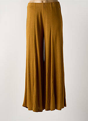 Pantalon large taille normale taille normale jaune SURKANA femme