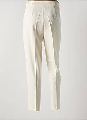 Pantalon slim taille haute taille haute beige SURKANA femme