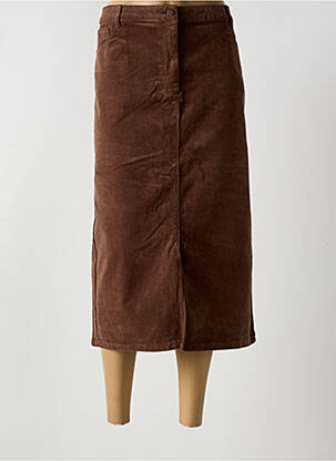 Jupe longue marron JULIE GUERLANDE pour femme