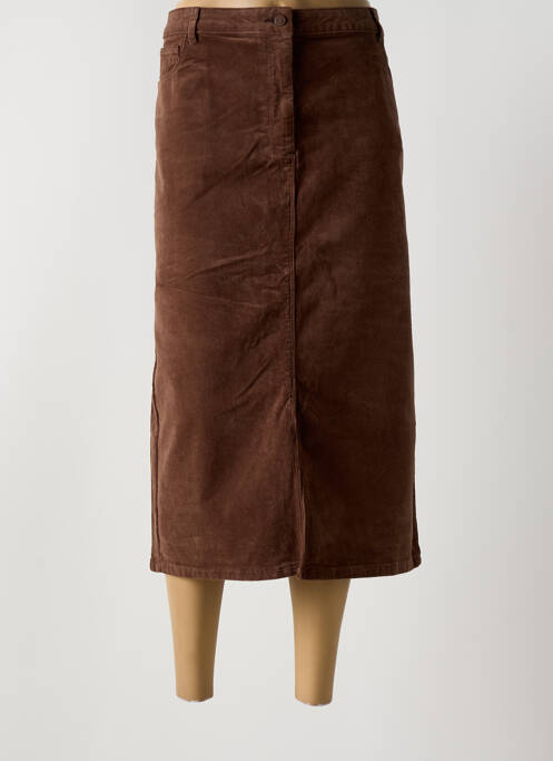Jupe longue marron JULIE GUERLANDE pour femme