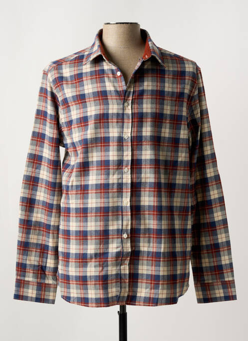 Chemise manches longues bleu CAMBRIDGE pour homme