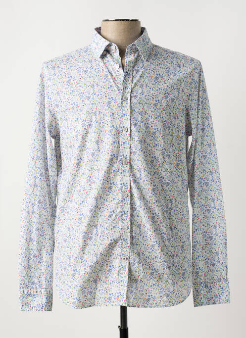 Chemise manches longues bleu CAMBRIDGE pour homme