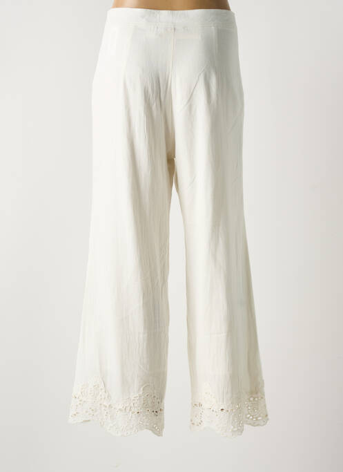 Pantalon large beige MD'M femme
