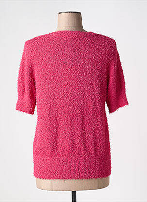 Gilet manches courtes fermeture boutonnée sur le devant rose IVY BEAU femme
