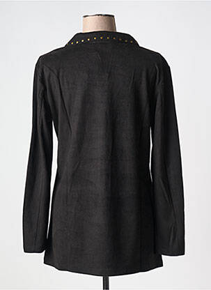 Blouse manches longues manches longues noir IVY BEAU femme