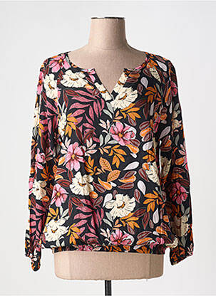 Blouse imprimé fantaisie manches longues noir ES&SY femme