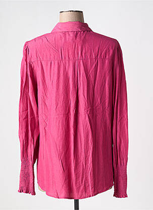 Chemisier coupe fluide manches longues rose IVY BEAU femme