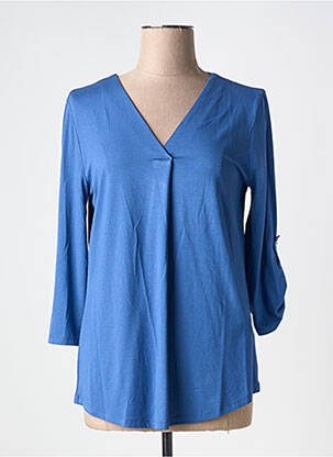 Blouse manches 3/4 manches 3/4 bleu ES&SY femme