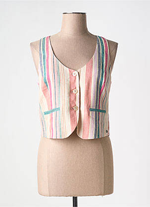 Gilet sans manche coupe cintrée beige SURKANA femme