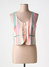 Gilet sans manche coupe cintrée beige SURKANA femme