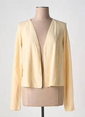 Gilet manches longues jaune YEST pour femme seconde vue