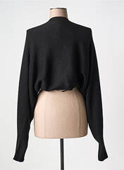 Gilet manches longues noir YEST pour femme seconde vue