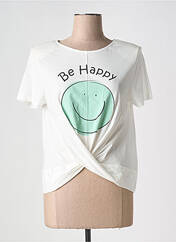 Top blanc MD'M pour femme seconde vue