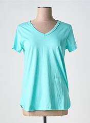 T-shirt bleu ORIENTIQUE NATURALLY pour femme seconde vue