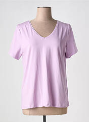 T-shirt violet DOLCEZZA pour femme seconde vue