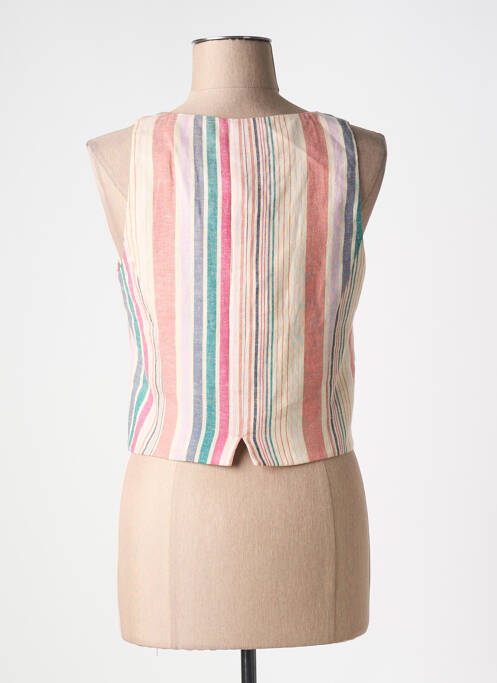 Gilet sans manche coupe cintrée beige SURKANA femme