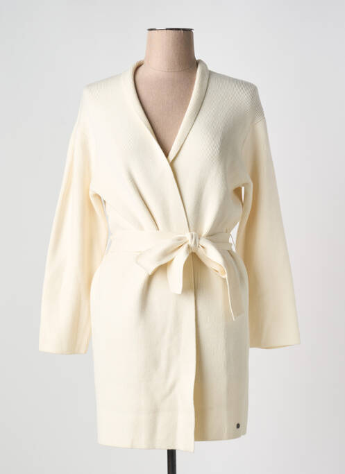 Gilet manches longues beige SURKANA pour femme