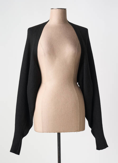 Gilet manches longues noir YEST pour femme