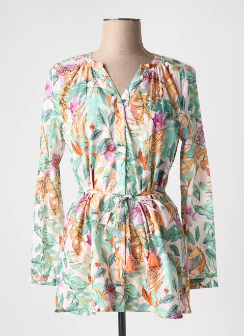 Tunique manches longues vert JULIE GUERLANDE pour femme