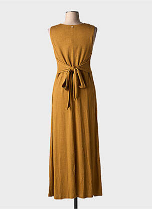 Robe longue sans manche sans manche jaune SURKANA femme