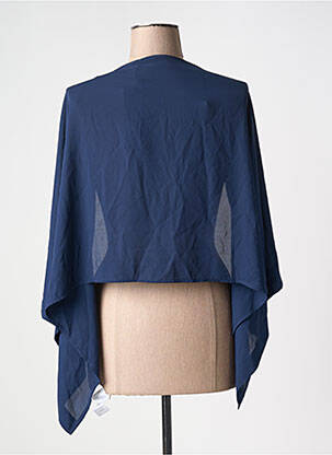 Boléro légère et transparente bleu PAZ TORRAS femme