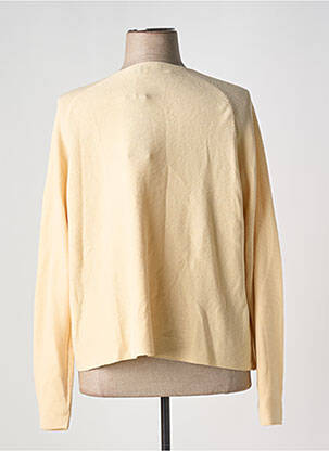 Gilet manches longues stretch beige YEST femme