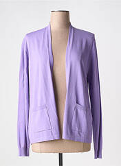 Gilet manches longues violet YEST pour femme seconde vue