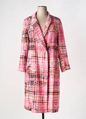 Manteau long rose ORIENTIQUE NATURALLY pour femme seconde vue