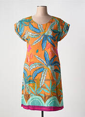 Robe mi-longue orange ORIENTIQUE NATURALLY pour femme seconde vue