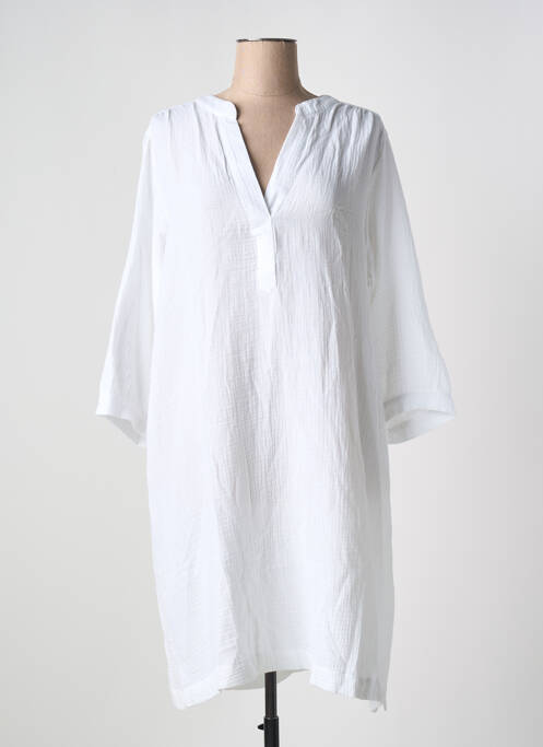 Robe mi-longue blanc YEST pour femme