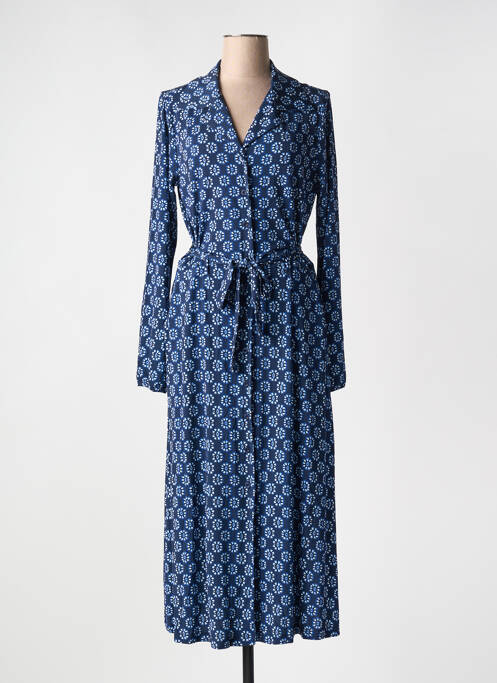 Robe mi-longue bleu YEST pour femme