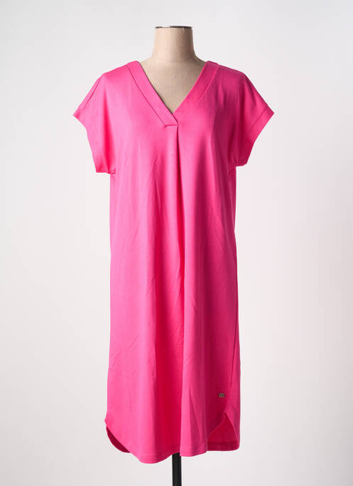 Robe mi-longue rose IVY BEAU pour femme