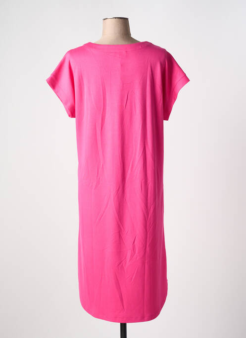Robe mi-longue rose IVY BEAU pour femme