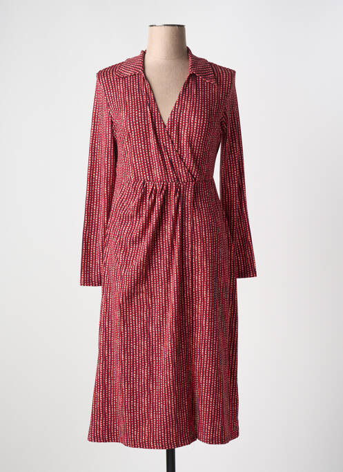 Robe mi-longue rouge SURKANA pour femme