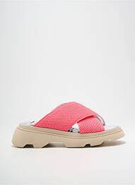 Mules/sabots bout ouvert talon de 4 à 6cm rose VADDIA femme