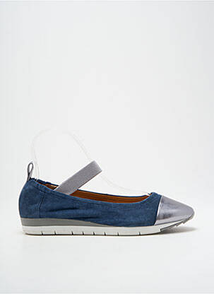 Ballerines semelle amovible talon plat jusqu'à 3cm bleu FUGITIVE BY FRANCESCO ROSSI femme