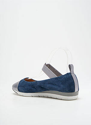 Ballerines semelle amovible talon plat jusqu'à 3cm bleu FUGITIVE BY FRANCESCO ROSSI femme