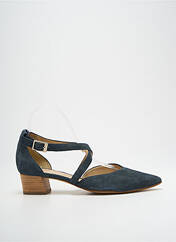 Sandales/Nu pieds bleu FRANCE MODE pour femme seconde vue