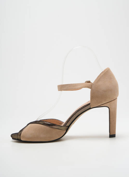 Escarpins beige FUGITIVE BY FRANCESCO ROSSI pour femme