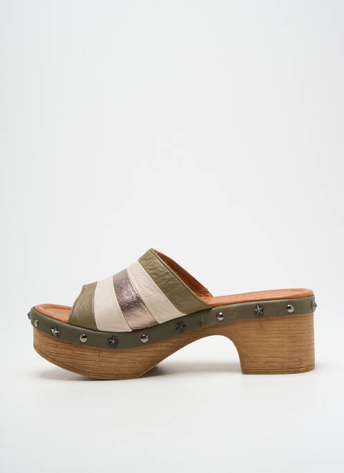 Mules/Sabots vert MAM'ZELLE pour femme