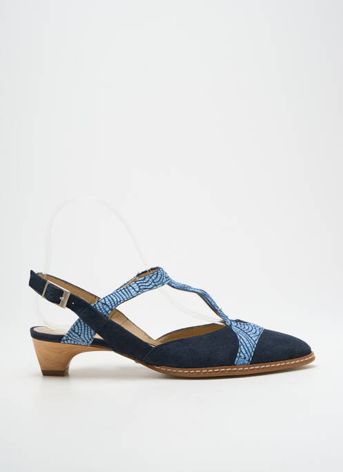 Sandales/Nu pieds bleu FRANCE MODE pour femme