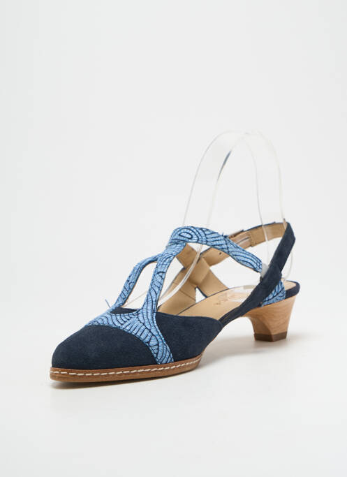 Sandales/Nu pieds bleu FRANCE MODE pour femme