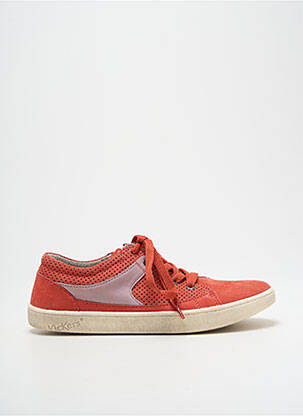 Baskets bout rond bout rond orange KICKERS garçon