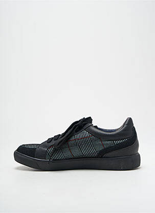 Baskets fermeture zip et lacets talon plat jusqu'à 3cm noir FUGITIVE BY FRANCESCO ROSSI femme