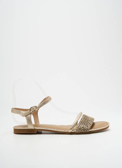 Sandales/Nu pieds or FUGITIVE BY FRANCESCO ROSSI pour femme