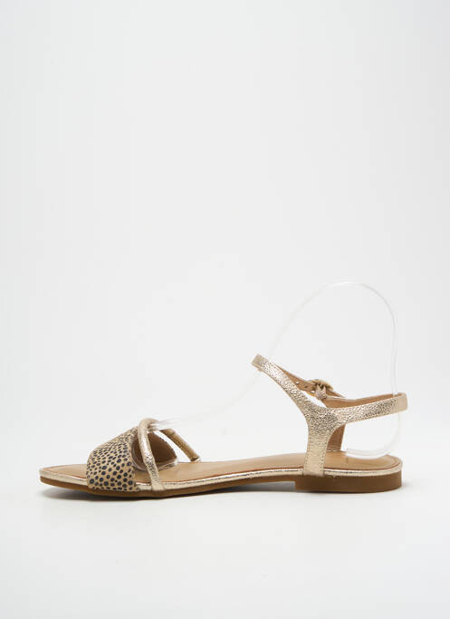 Sandales/Nu pieds or FUGITIVE BY FRANCESCO ROSSI pour femme